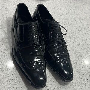 Dior Black Patent Leather Oxfords